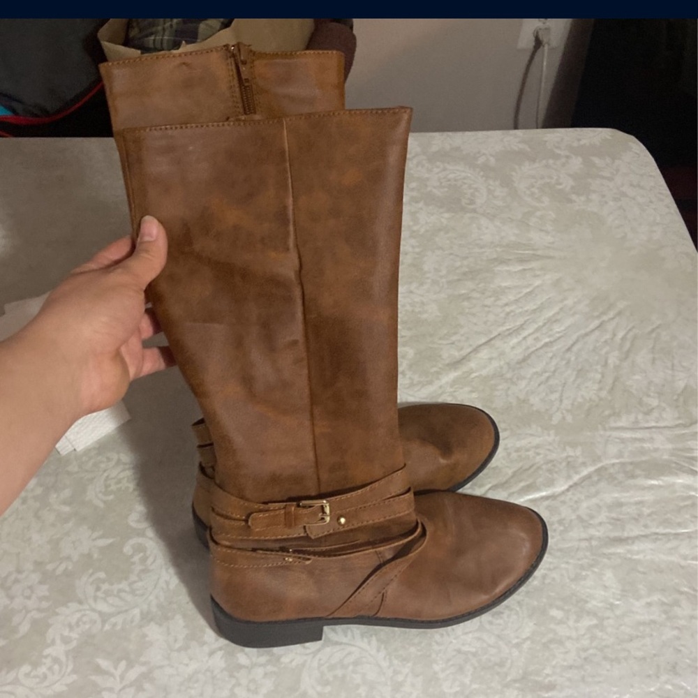 Brash brand size 8.5 tan boots